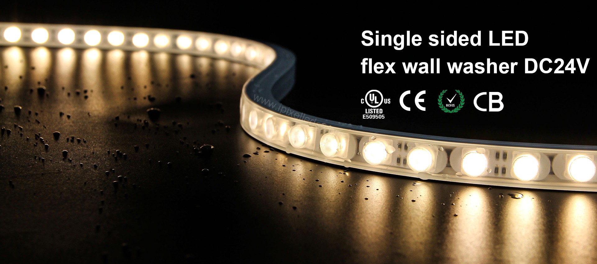 Single sided LED flex wall washer DC24V